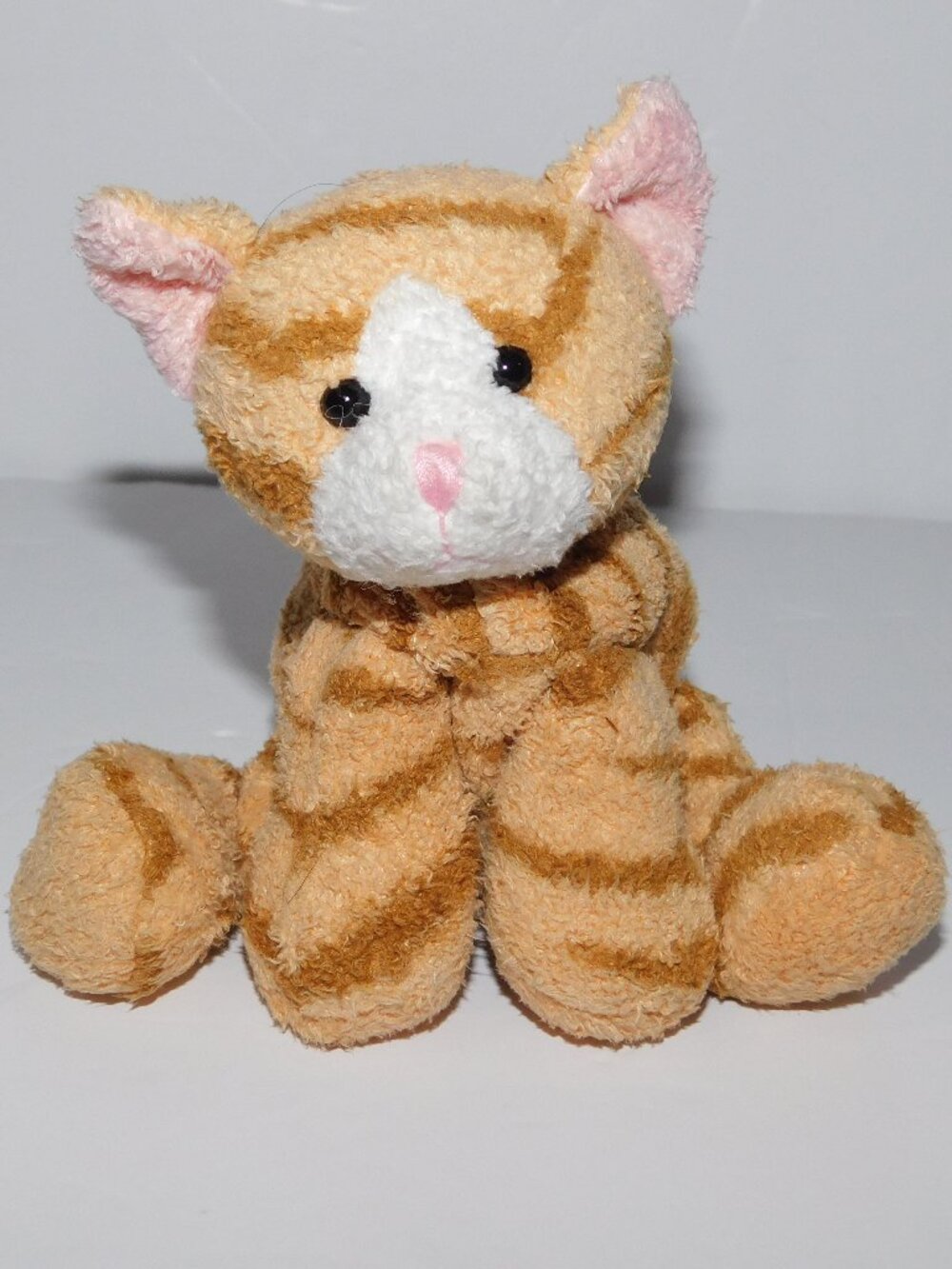 Russ Luv Pets Tabbies Orange Tabby Kitty Cat Beanbag Plush Chamois Feel 23250 5"